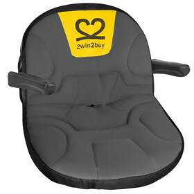 2win2buy 683723426359 Riding Lawn Mower Seat Cover Heavy 31 36cm 12.2inch 14inch L-armrests