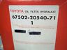 67502-20540-71 Toyota Hydraulic Filter Part Number