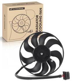 Aptf0343 A-premium Engine Radiator Cooling Fan Assembly Compatible With Volkswagen And A