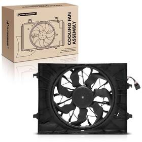 Aptf0592 A-premium Engine Radiator Cooling Fan Assembly Compatible With Select Kia Mod