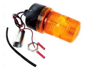 112951-001 Aftermarket Part # 112951001 Fits Crown Strobe Pipe Mount Amber Nylon Plastic Base
