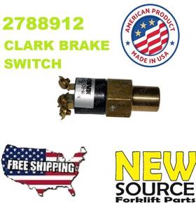 2817442 Aftermarket 2788912 Clark Forklift Brake Switch - Nason Made In Usa -high Pressure