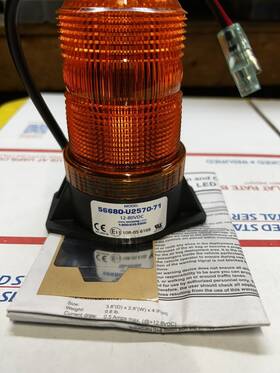 56680-02570-71 Aftermarket Warning Strobe Light Amber 12-80vdc