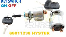66011238 Aftermarket Hyster Ignition Switch 2 Pin On - Off Contact Jp30014