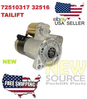 Mit60081 Aftermarket 72510317 32516 Tailift Forklifts Starter Motor 12v Mp003 New