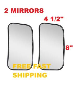 Er006c Aftermarket Er006 2 Universal Rearview Side Mirror Forklift Mirrors Golf Cart Pair Two