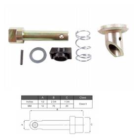 Fpk-4732 Aftermarket Set Of 2 Forklift Fork Pin Kit Class 70mm