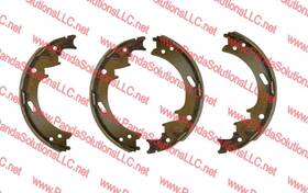Gp40kl1 Aftermarket Brake Shoes For Caterpillar Forklift With Single Speed Transmission