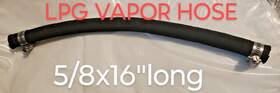 Hose5 Aftermarket Hose5/8x16 Forklift Lpg Vapor Hose Universal With Clamp 5/8x 16 Inch Long Usa High Quality