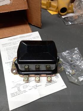 Hy120980 Aftermarket Hyster Forklift Voltage Regulator 12v For Delco Generator
