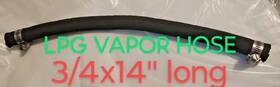 Lpg14x3 Aftermarket Lpg14x3/4 Forklift Lpg Vapor Hose Universal With Clamp 3/4x 14 Inch Long High Quality Usa