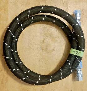 Lpghose-48 Aftermarket Forklift Propane Tank Hose 48 Inch Long With Fitting 5/16 #6 Universal
