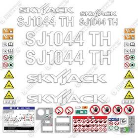 Sj1044th Aftermarket Fits Skyjack Decal Kit Telehandler White Cut Only - 3m Vinyl