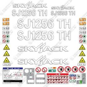 Sj1256th Aftermarket Fits Skyjack Decal Kit Telehandler Full - 3m Vinyl