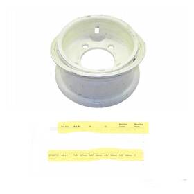Sy1223713 Aftermarket Forklift Rim 6.00-9 Tire Id 4.06 Inch Bolt To Center 5.5