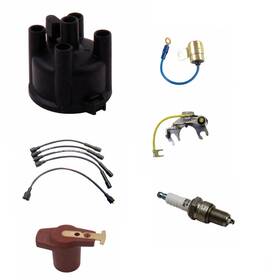 Tk-ty5r Aftermarket Complete Tune Up Kit Toyota 5r Engine Cap Rotor Spark Plugs Wires Condenser