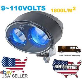 Vhy034 Aftermarket Blue Spot Safety Forklift Light 9 110volts 1800 Lumens/m2