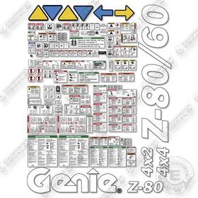 Aftermarket Z80h-6400 Genie Z80 60 And Up Decal Kit Articulated Boom Lift -