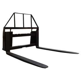 Saii100-2 Agrotk Skid Steer Pallet Fork Attachment 48in Removable Blades And Spear Steel