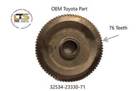 32534-23330-71 Aisin Used Output Gear Toyota 7 Series Automatic Transmission Oem