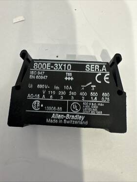 800e-3x10e Allen-bradley Series A Contact Block