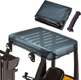 Amerbro Hj-fcc-40-45 40 X 45in Universal Forklift Cover Semi-transparent Design Unobstructed View Uv