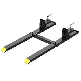 Aoile 955206778830 60 Inch 4000 Lbs Clamp On Pallet Forks Heavy Duty Tractor With Adjustable S