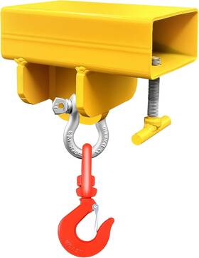 Auxhdk Hook1 Forklift Lifting Hook Attachment 5500lbs Capacity Hoist