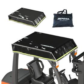 Benvol Bv-cctc-b01 Forklift Top Cover Black Transparent Pvc 0.5mm Black-top