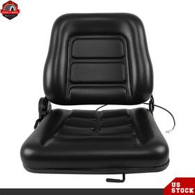 Ber528360 Berliii Universal Fold Down Forklift Seat With Adjustable Angle Back Micro Switch And Slid