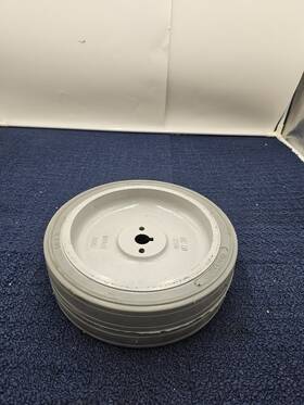 57998 Blacksmith Otr Scissor Lift Wheel 10x3 Keyway Non-marking Gray