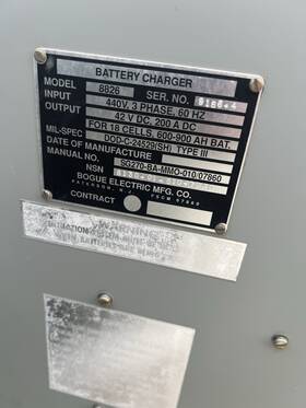 8826 Bogue 42 V Battery Charger 3 Phase Model