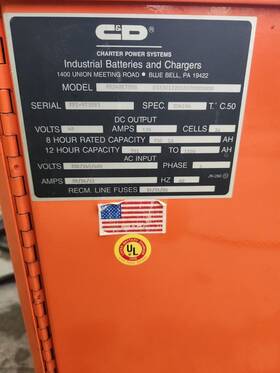 Fr24hk750s C&d Forklift Battery Charger