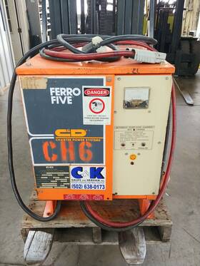 Piu890988 C&d 36v Ferro Automatic Forklift Battery Charger 511 To 780 Amp Hour Single Ph