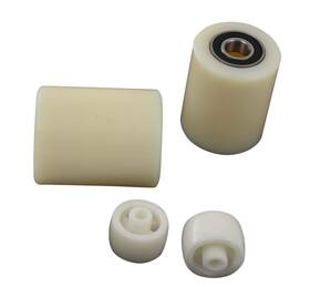Nyb-3375-s Carbo Glide Pallet Jack/truck Load Wheels 3x3.75 With Bearings Id 20mm Nylon