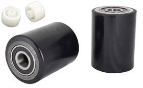 Pb-275375-ee-to Carbo Glide Pallet Jack Load Wheels Fit Toyota Hpt 25 Set With Entry Exit Rollers