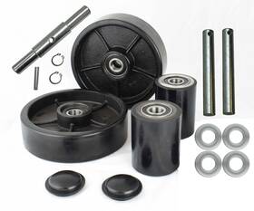 Pb-723375-bt Carbo Glide Pallet Jack/truck Back Complete Wheels Kit Fit Bt L 2000-u 2300-u Lhm 230