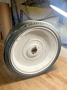 212154 Carlisle Carlstar Xc Wheel Tire 16x5x12 W Rim For Scissor-lift Skyjack Non-marking