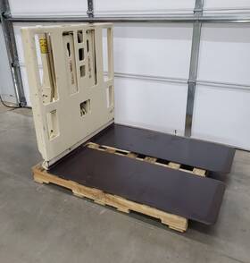 35e-qb-052-p-00016 Cascade Forklift Attachment Slip Sheet Push Pull 3500lb