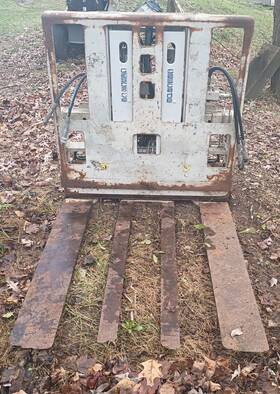 4se-phs-548 Cascade Hydraulic Forklift Forks Push Pull Bobcat Attachment