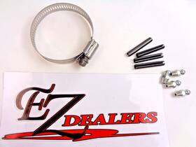 0531702400 Cat Forklift Parts Lot Caterpillar Hose Clamp 1 Spring Pin 4 Grease Zerk