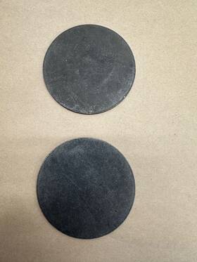 4j-3816 Cat 98.4mm Diameter Filler Cap Plate New Lot Of 2
