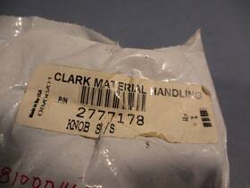 2777178 Clark Forklift Side Shifter Knob Oem
