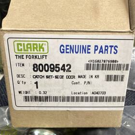 8009542 Clark Forklift Catch Set-side Door Genuine Part