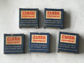 220854 Clark 871418 Lot Of 5 Vintage Gear Nos Industrial Forklift Transmission