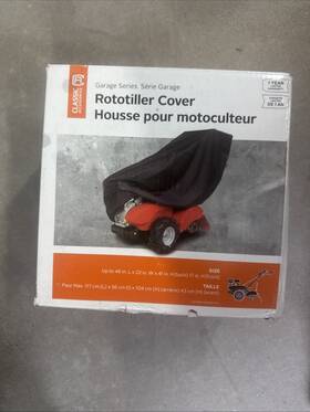 Classic Accessories 0110401 Rototiller Cover Waterproof Heavy Duty Black