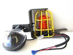 159792-004 Crown Equipment Forklift Warning Arc Safety Strobe Light Kit With Mounting Plate