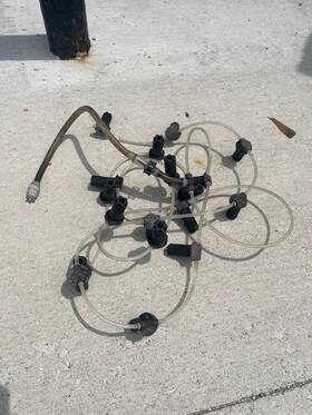 17-ws-001 Crown Electric Hilo Fork Lift 36 Volt 18 Cell Battery Watering System Hoses