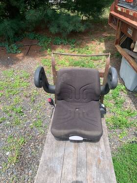 Sy1960 Crown Suspension Forklift Seat W Switch For Mitsubishi Hyster Yale Nissan