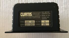 1204x-1206 Curtis Forklift Used 12 Volt 275 Amp Motor Controller Model #1204x-1206